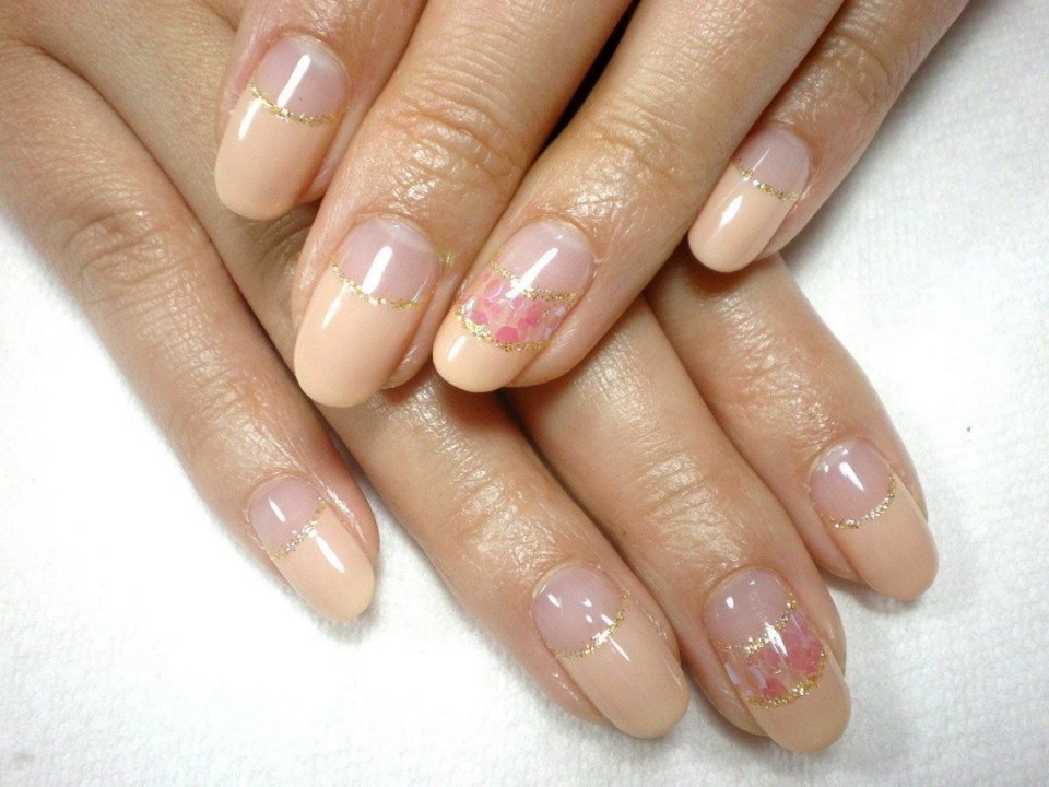 Маникюр прозрачный гель лак