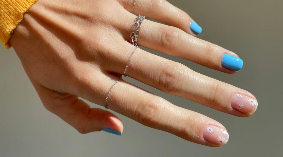 Маникюр на короткие овальные ногти