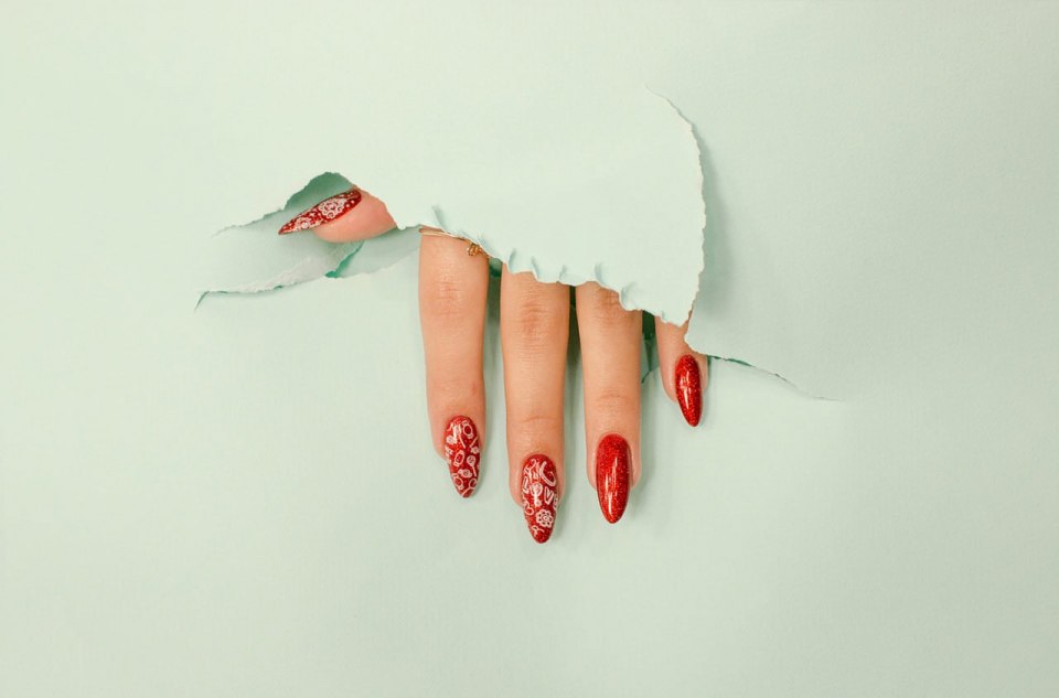Ногти креативный фон