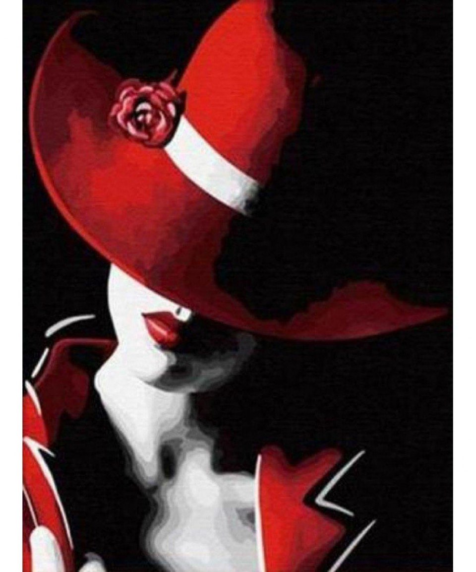 Шляпа женская рисунок