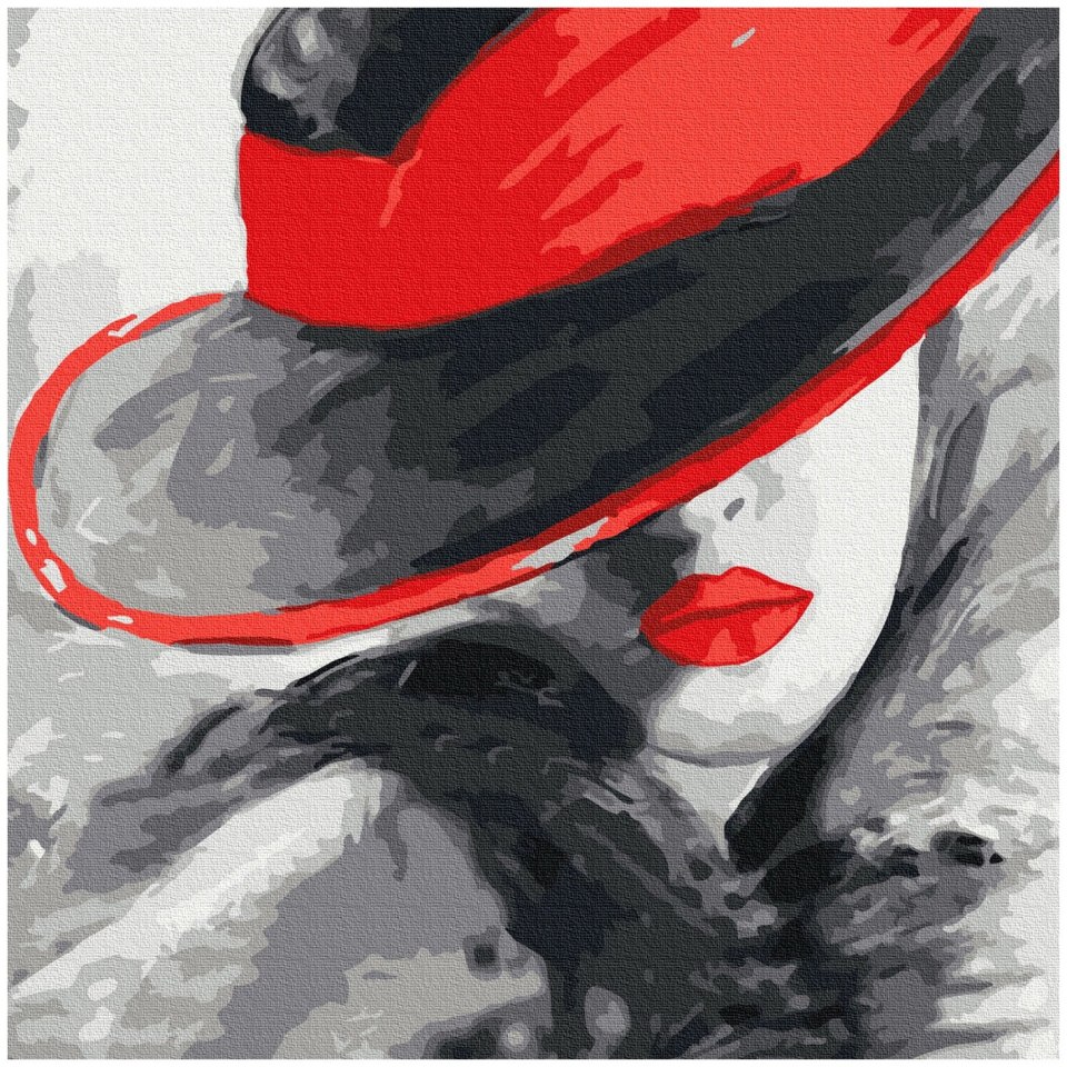 Девушка в шляпе кабаре картины