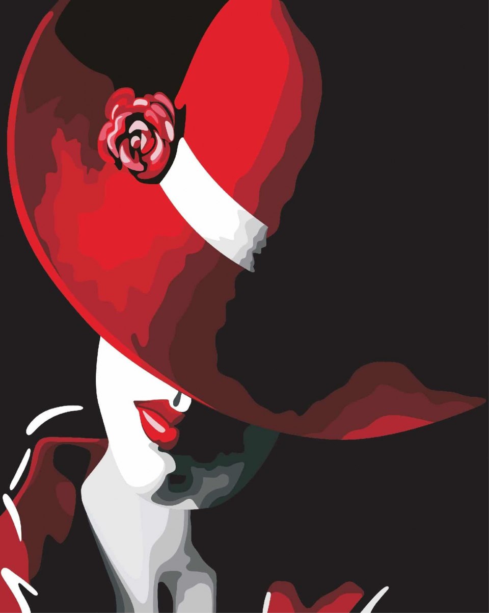 Картинки в туалет женщина в шляпе