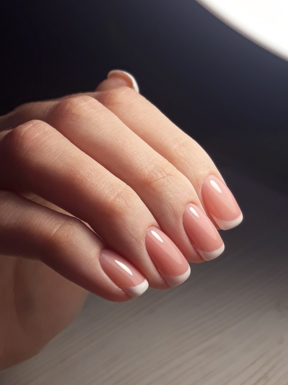 Ногти классика однотонные