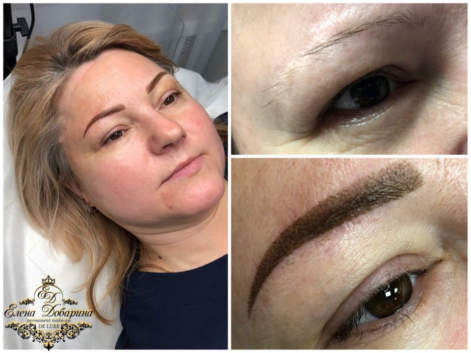 Нечаева Елена брови татуаж видео