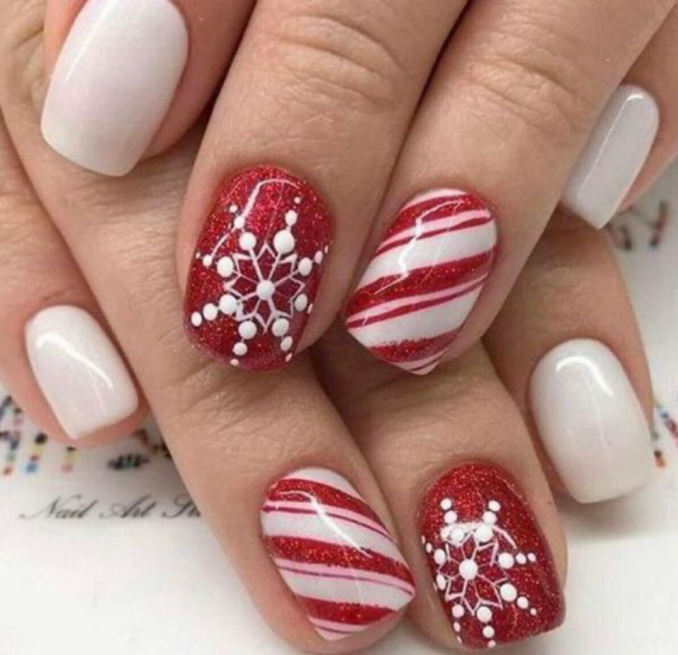 Зимний маникюр