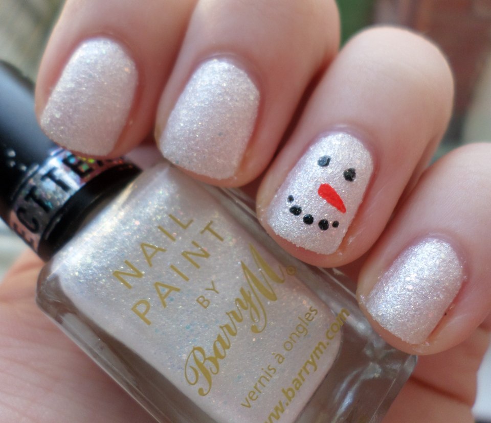 Маникюр на новый год для подростков