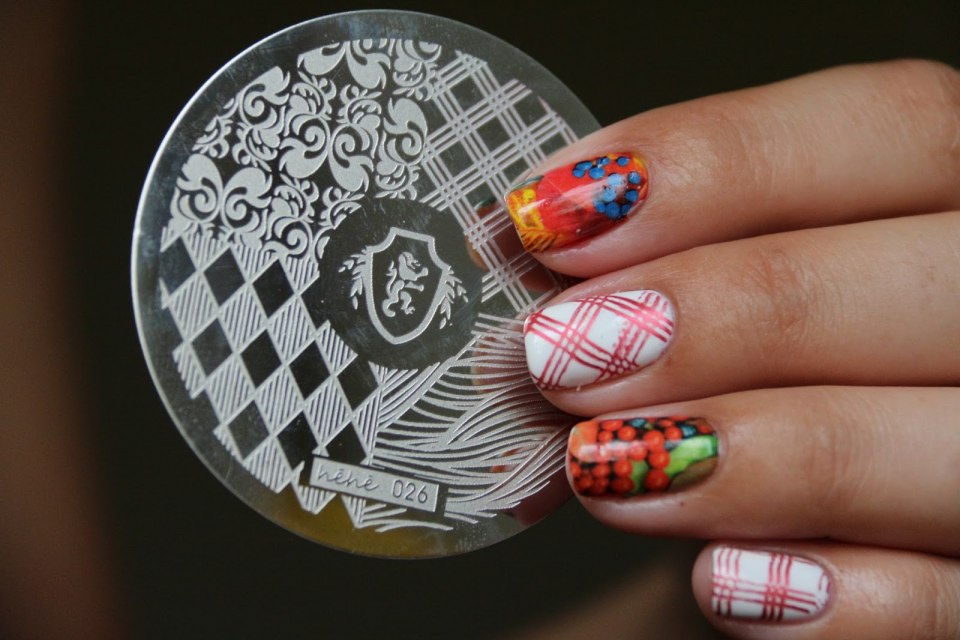 Стемпинг френч пластина