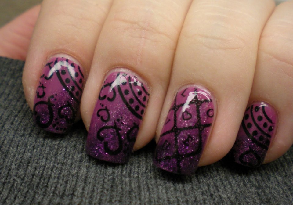 Трафарет для ногтей