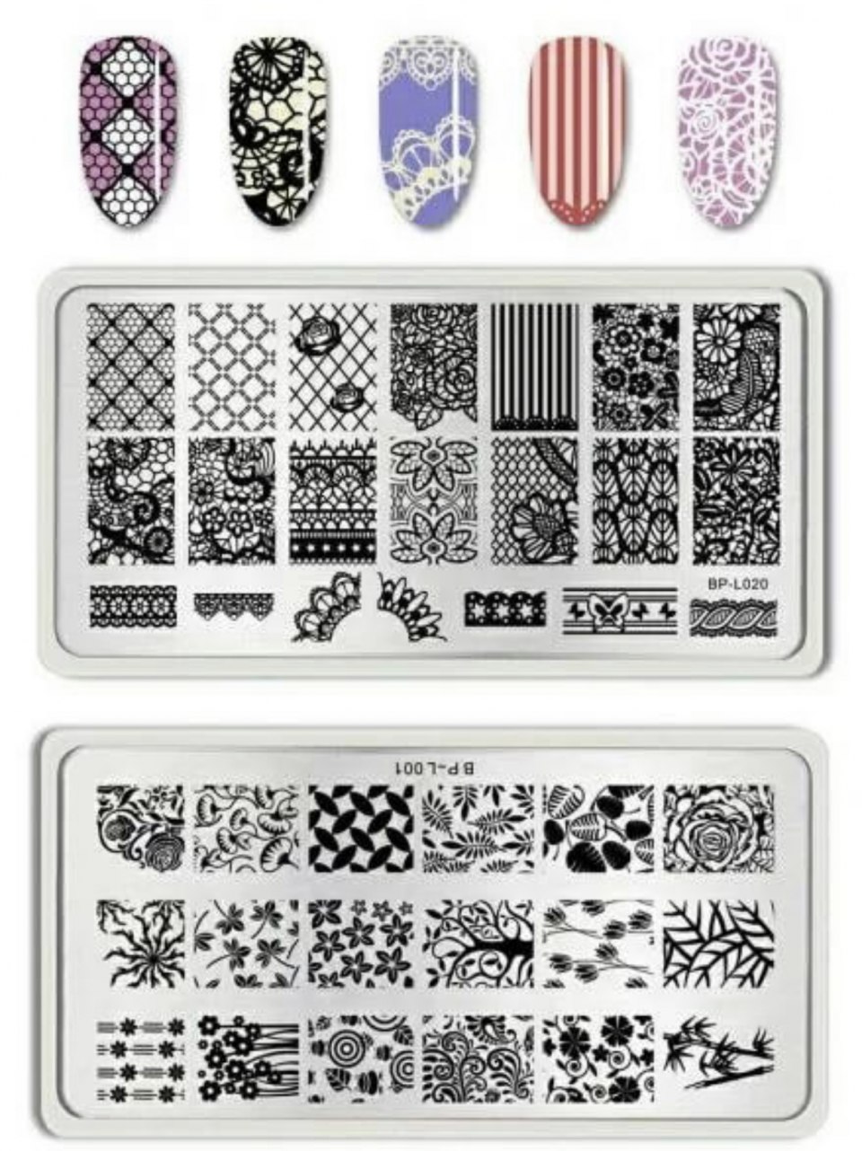 Стемпинг пластины born pretty l020