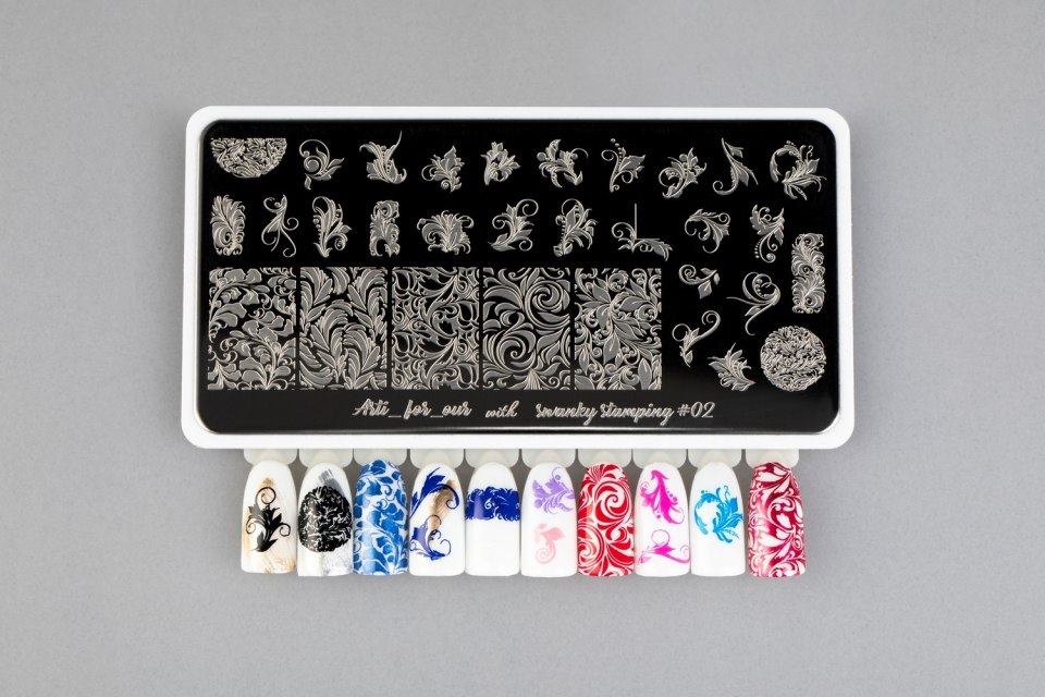 Пластина Swanky Stamping №02