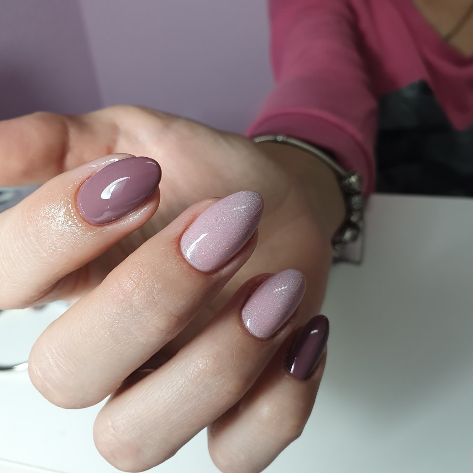 Ногти однотонные 2021