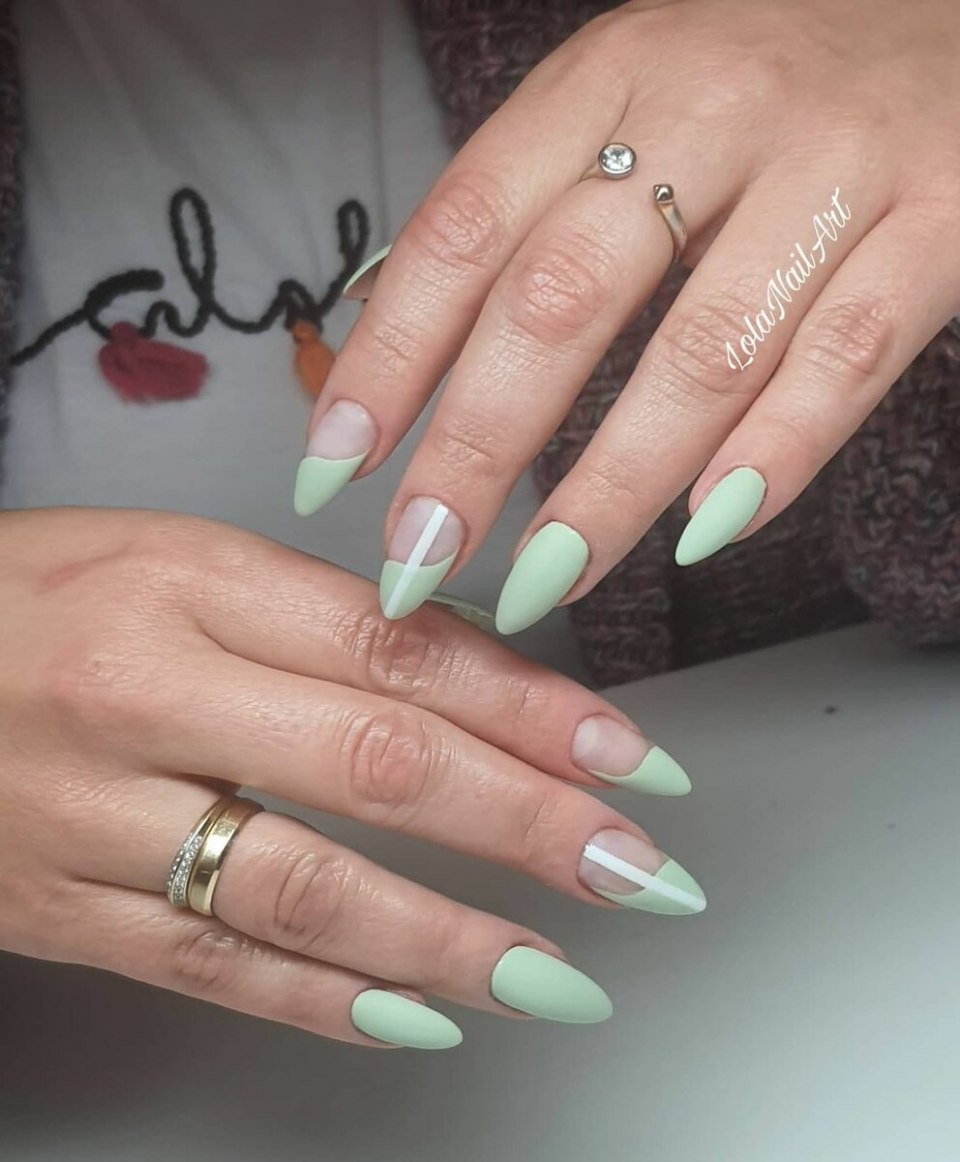 Френч 2021 миндаль зелёный