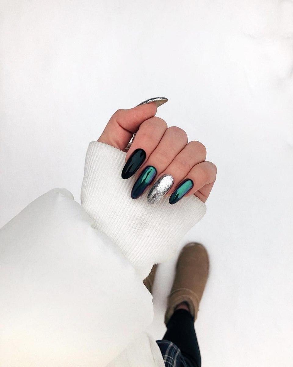 Маникюр на длинные