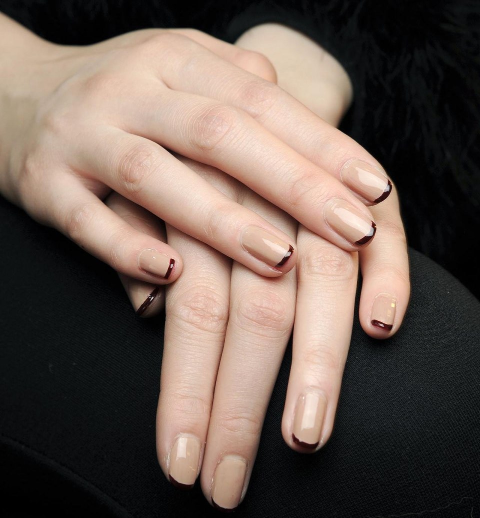 Короткие ногти на руках