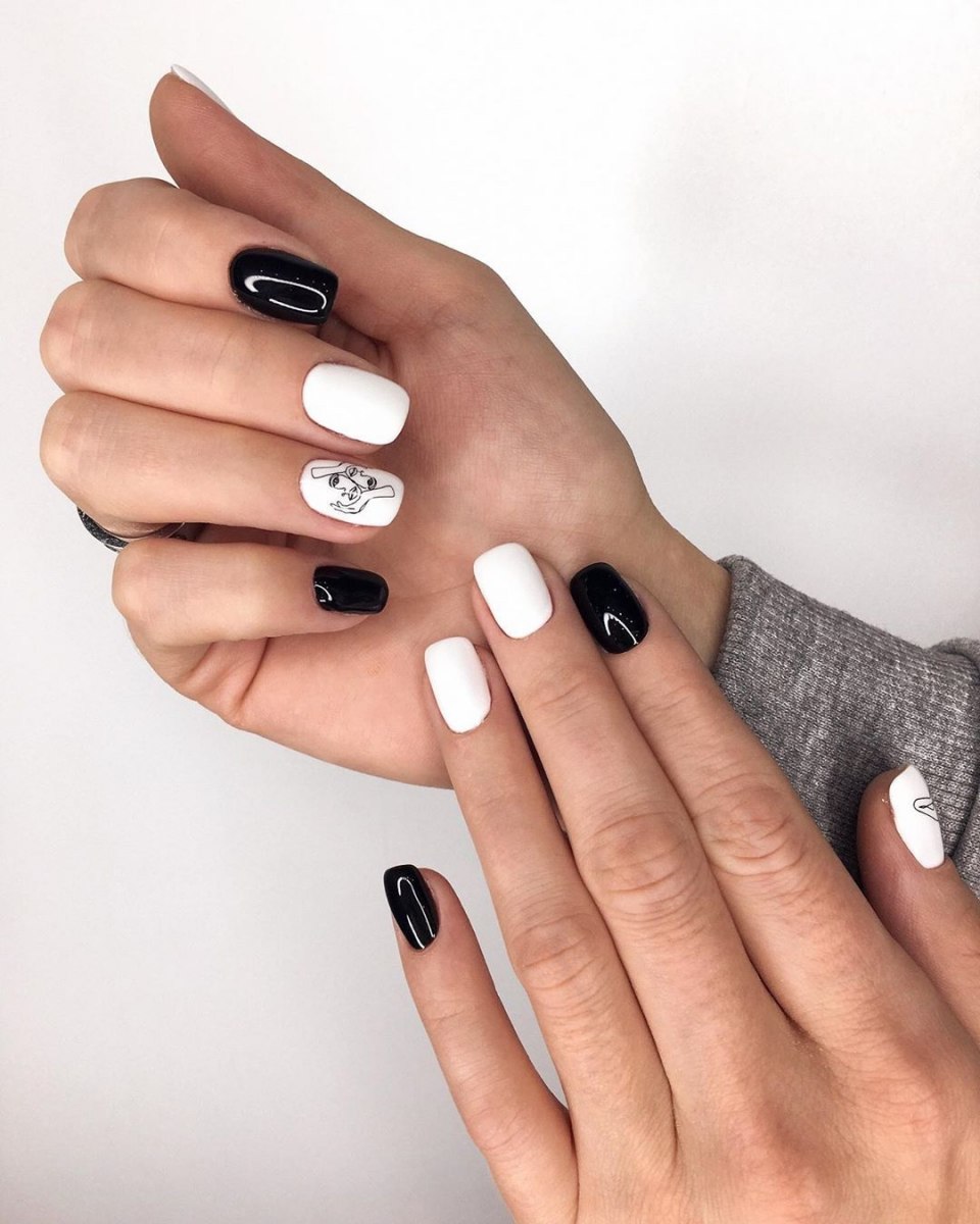 Маникюр без рисунка