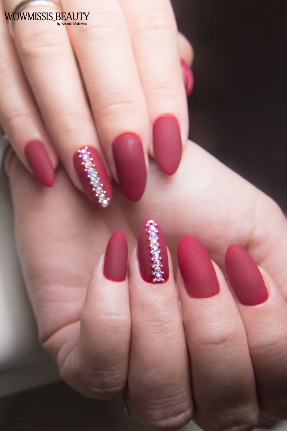 Матовые ногти