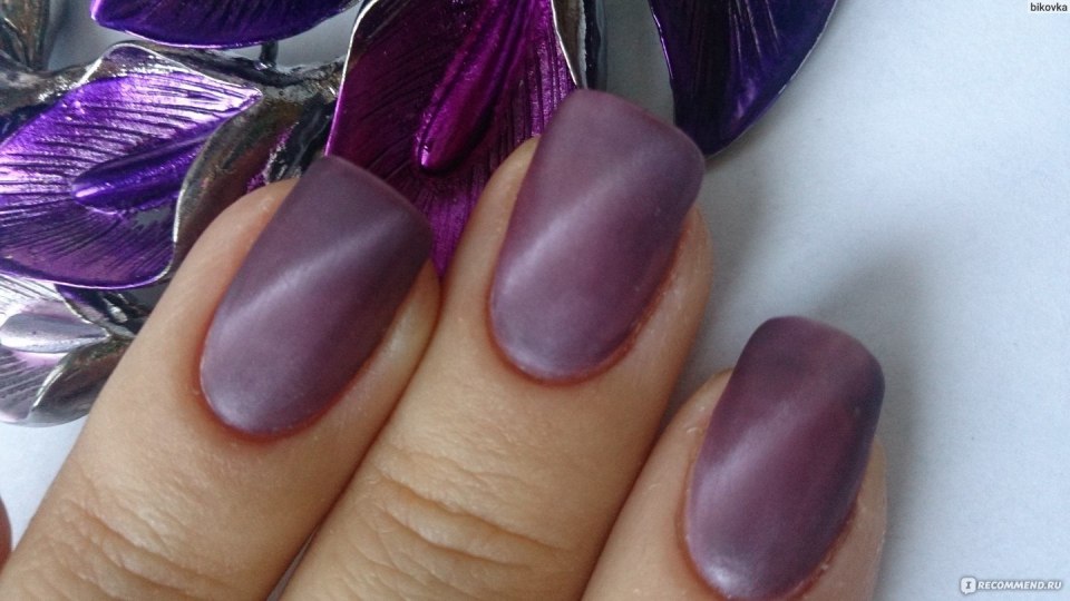 Сине-фиолетовый маникюр