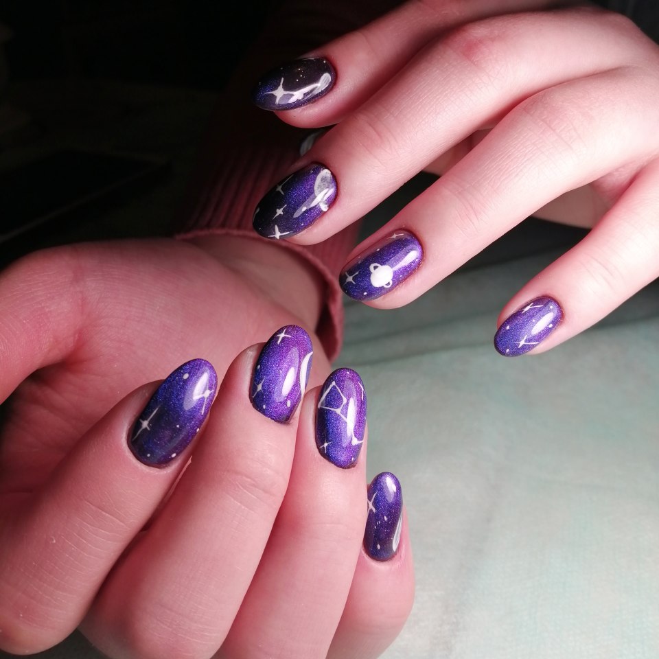 Педикюр кошачий глаз