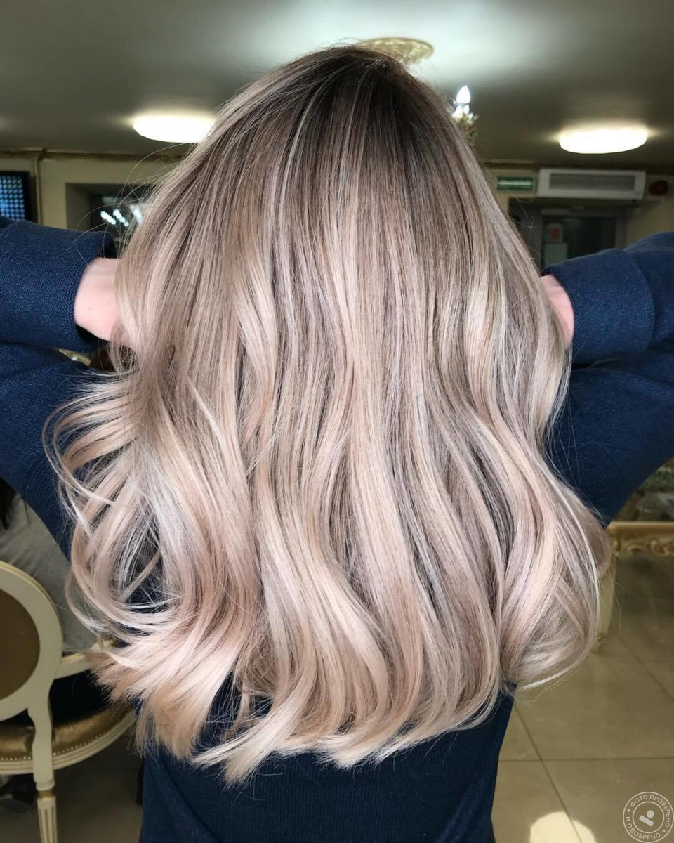 Пудровое мелирование