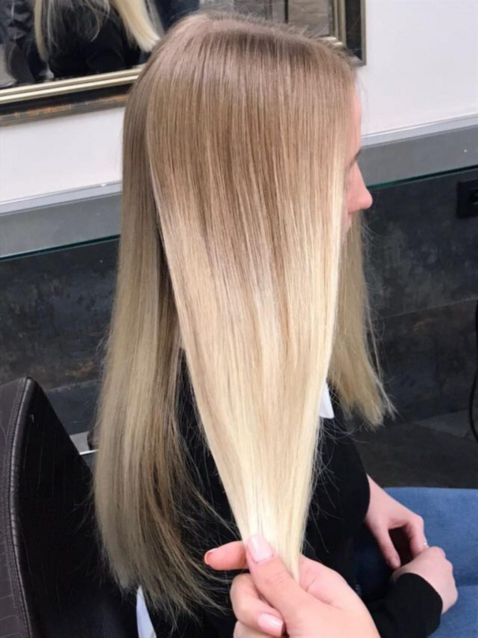 Аэр тач волосы техника