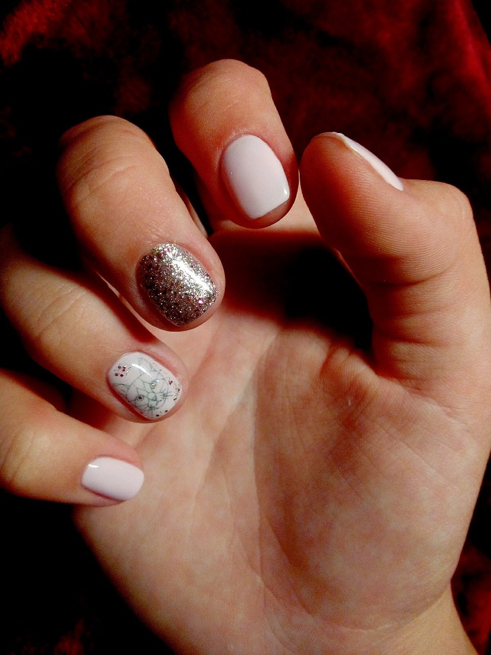 Маникюр наскороткие ногти