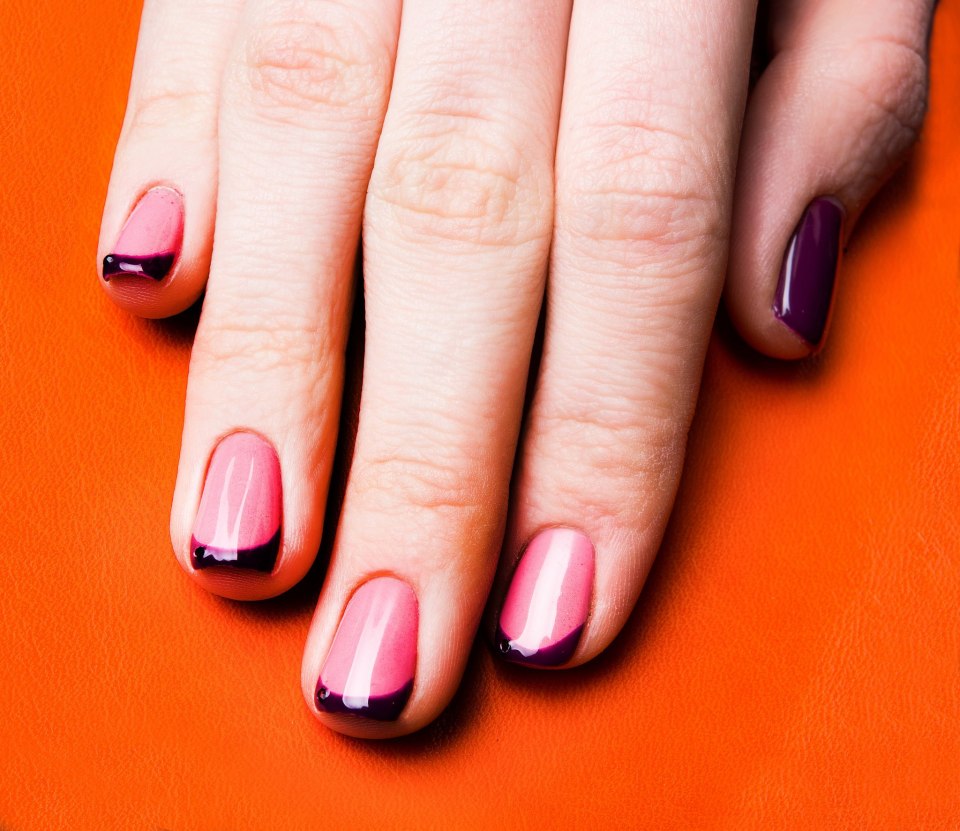 Маникюр гель лак на короткие ногти