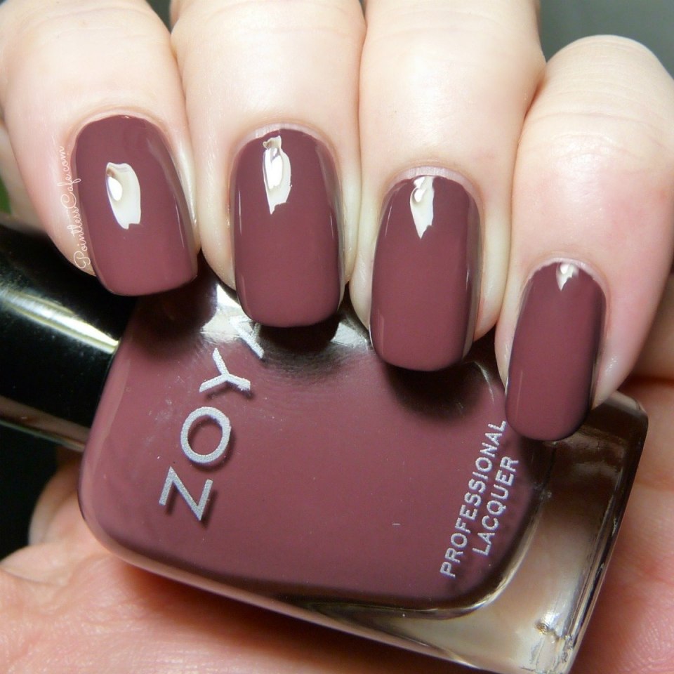 Маникюр шеллак марсала