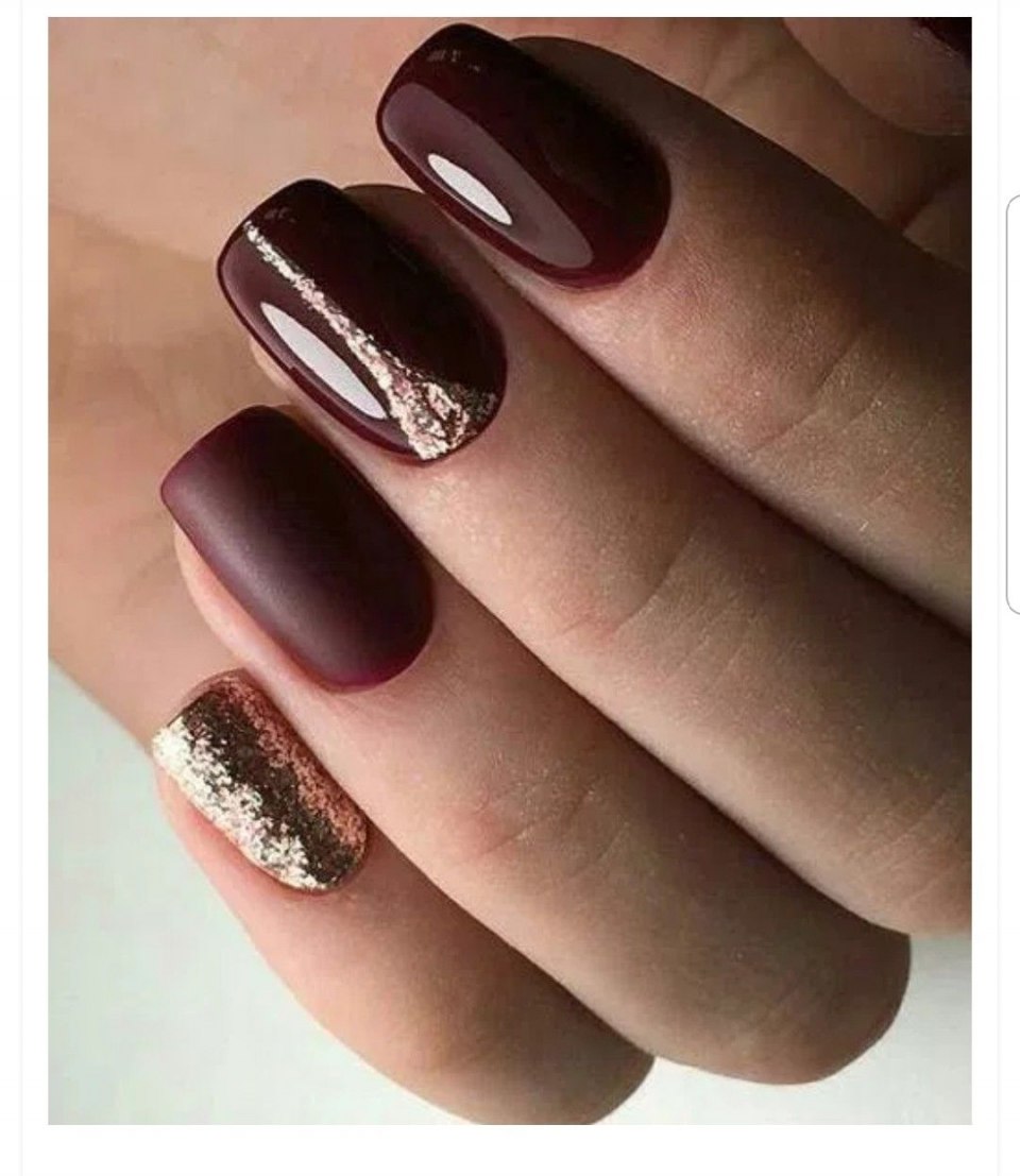 Шеллак бордовый с золотом