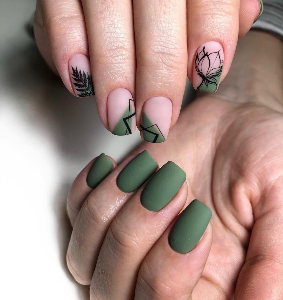 Желто-зеленый френч