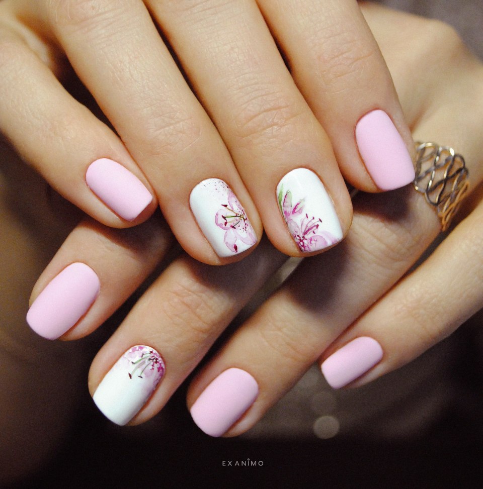 Ногти яркие летние