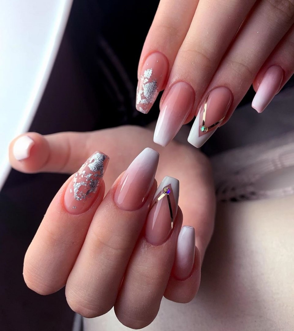 Выкладной френч миндаль французский