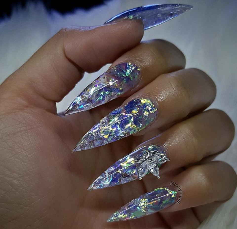 Стилет наращивание аквариумный маникюр