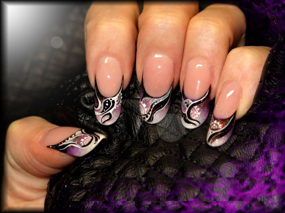 Черный выкладной аквариумный френч