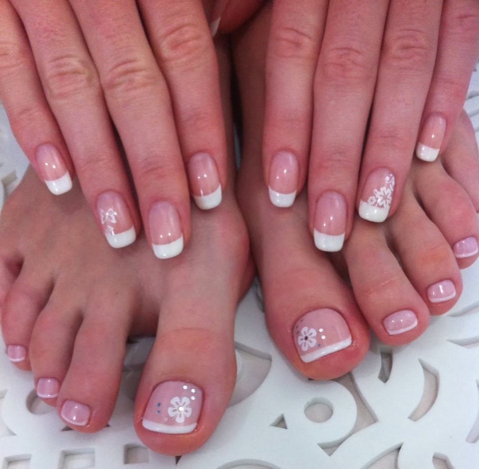 Свадебный педикюр