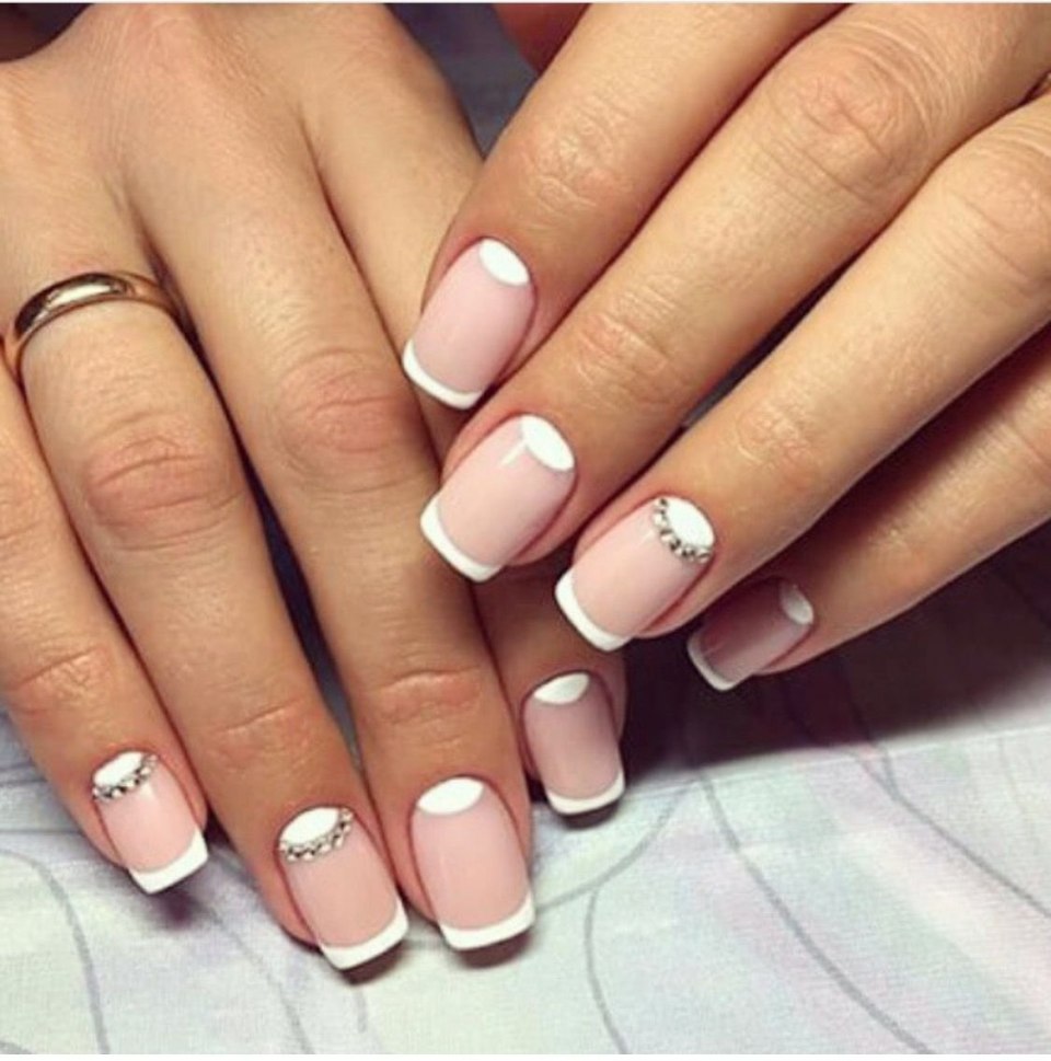 Френч с лунками