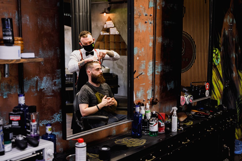 Олдбой барбершоп интерьер