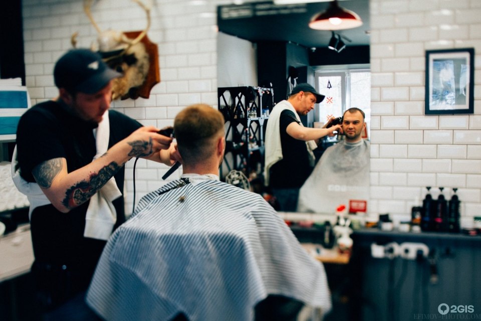 Barbershop прически дети паук