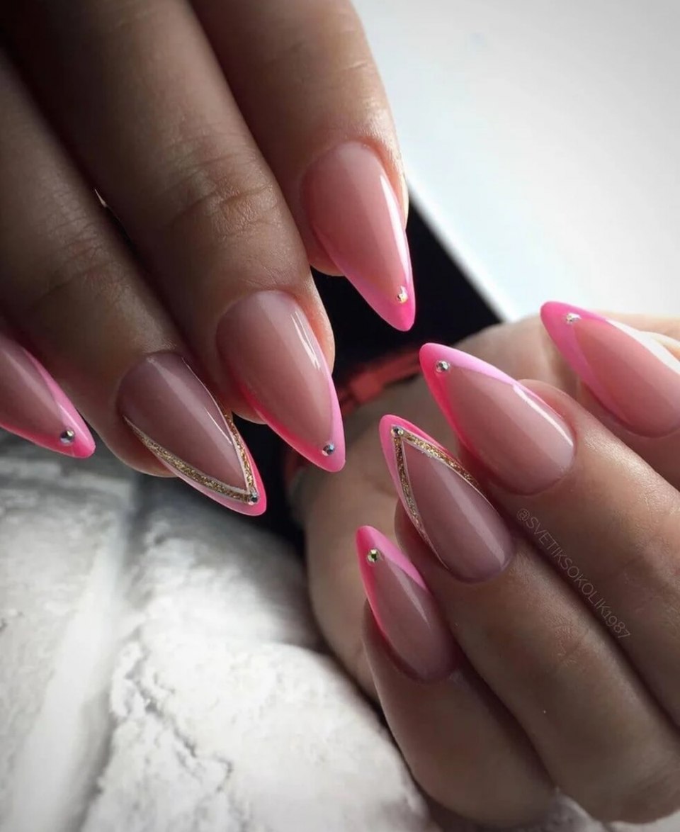 Френч на острый миндаль