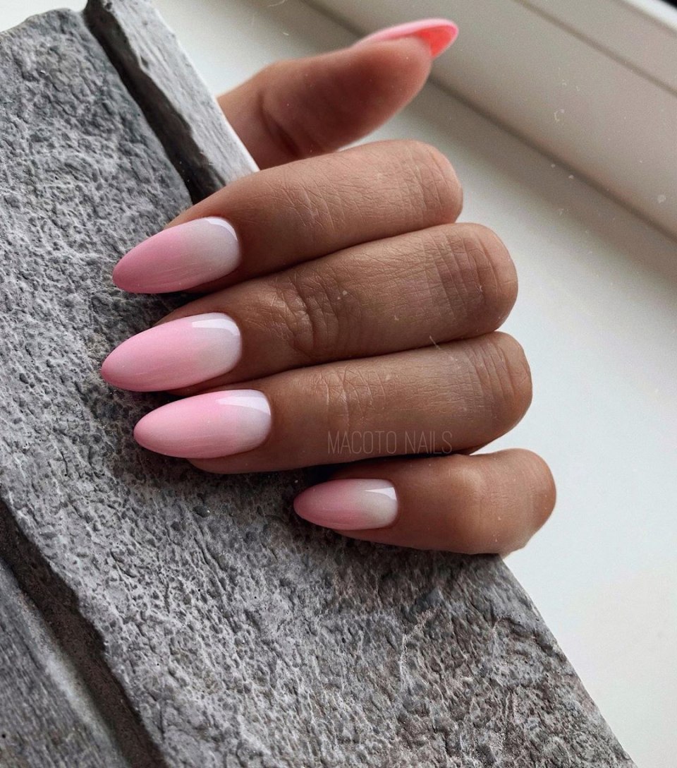 Маник френч омбре