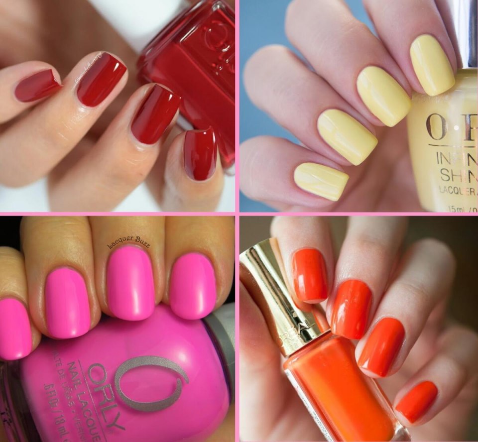 Модные лаки для ногтей