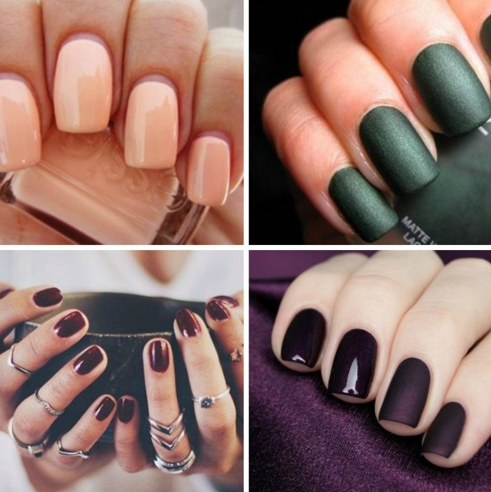 Модные цвета маникюра