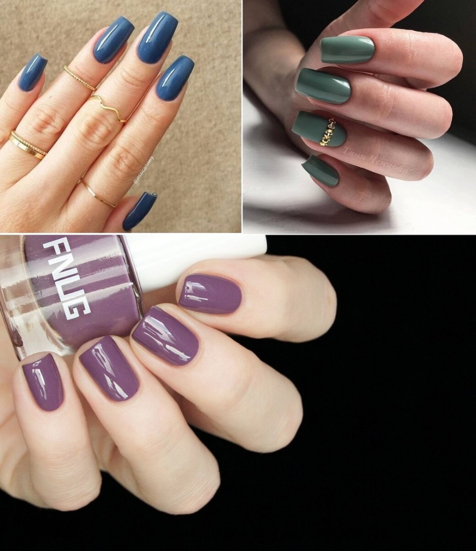 Актуальные цвета маникюра
