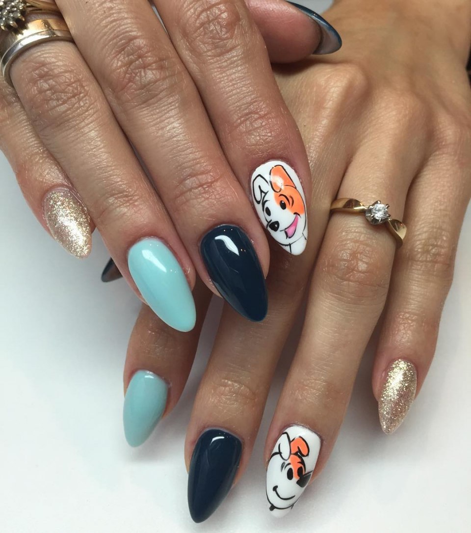 Красивые ногти осень 2021