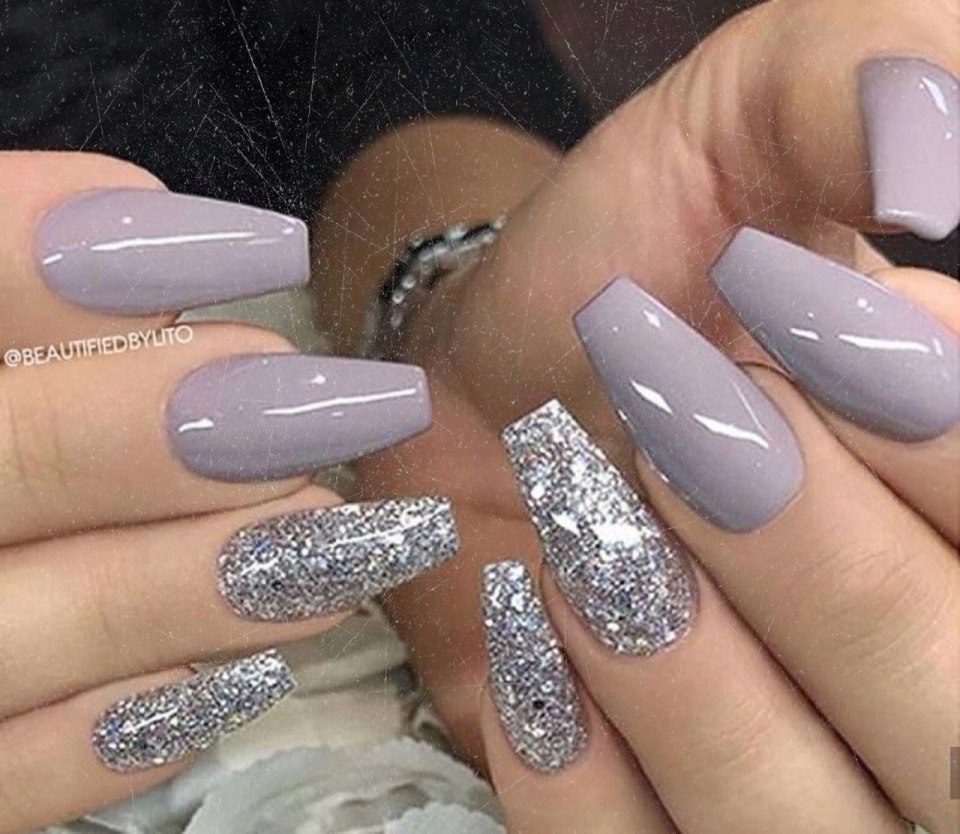 Металлик серебро кошачий глаз 2021