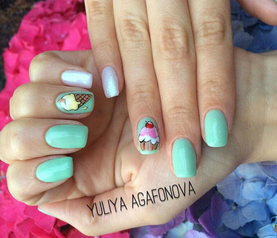 Маникюр найк