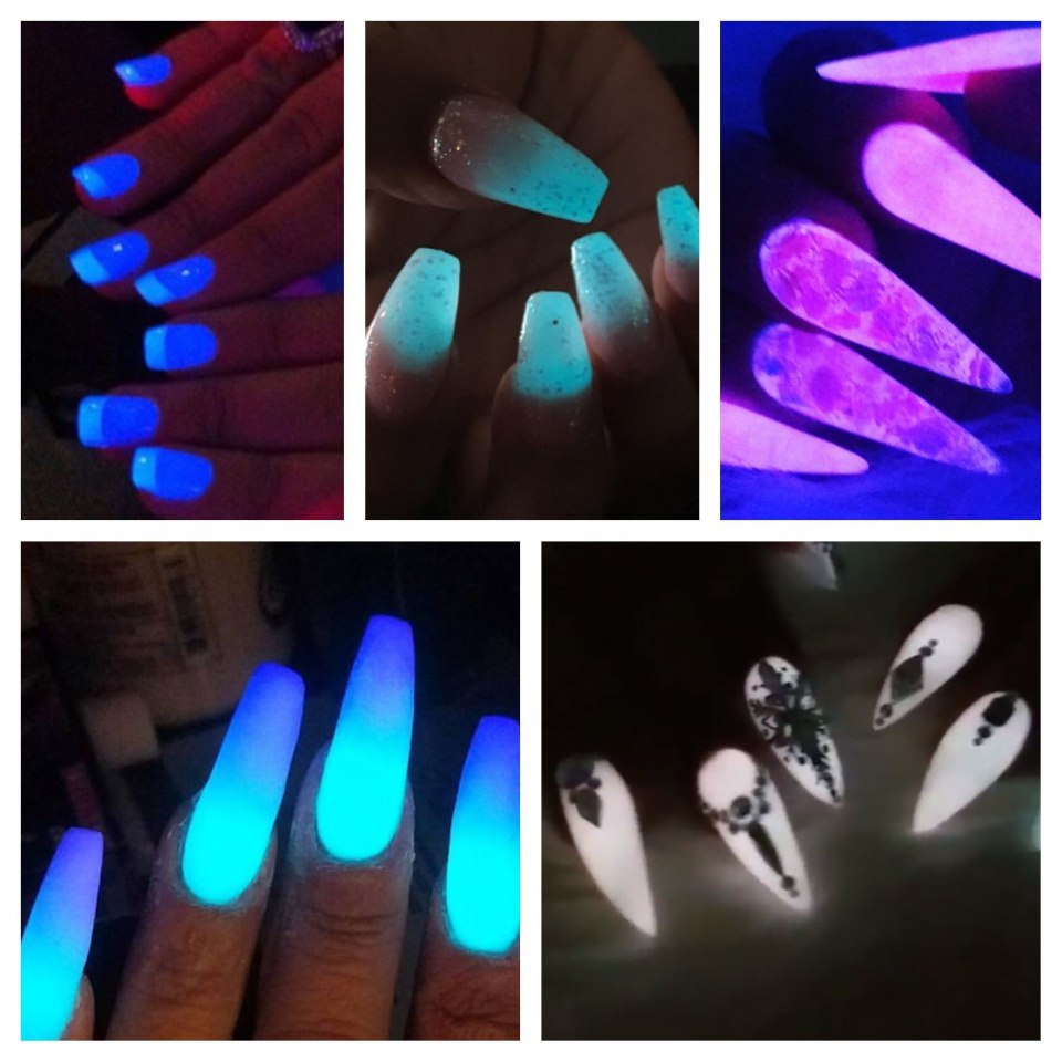 Светящийся маникюр