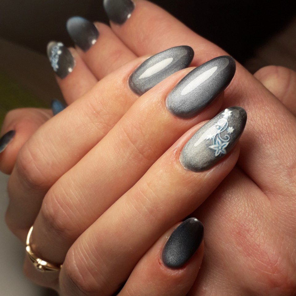 Кошачий глаз 2020 серебро