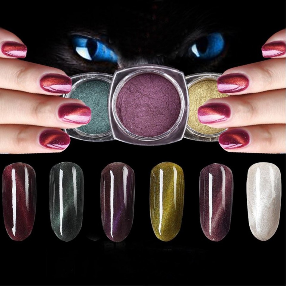 Кошкин глаз геллак красный