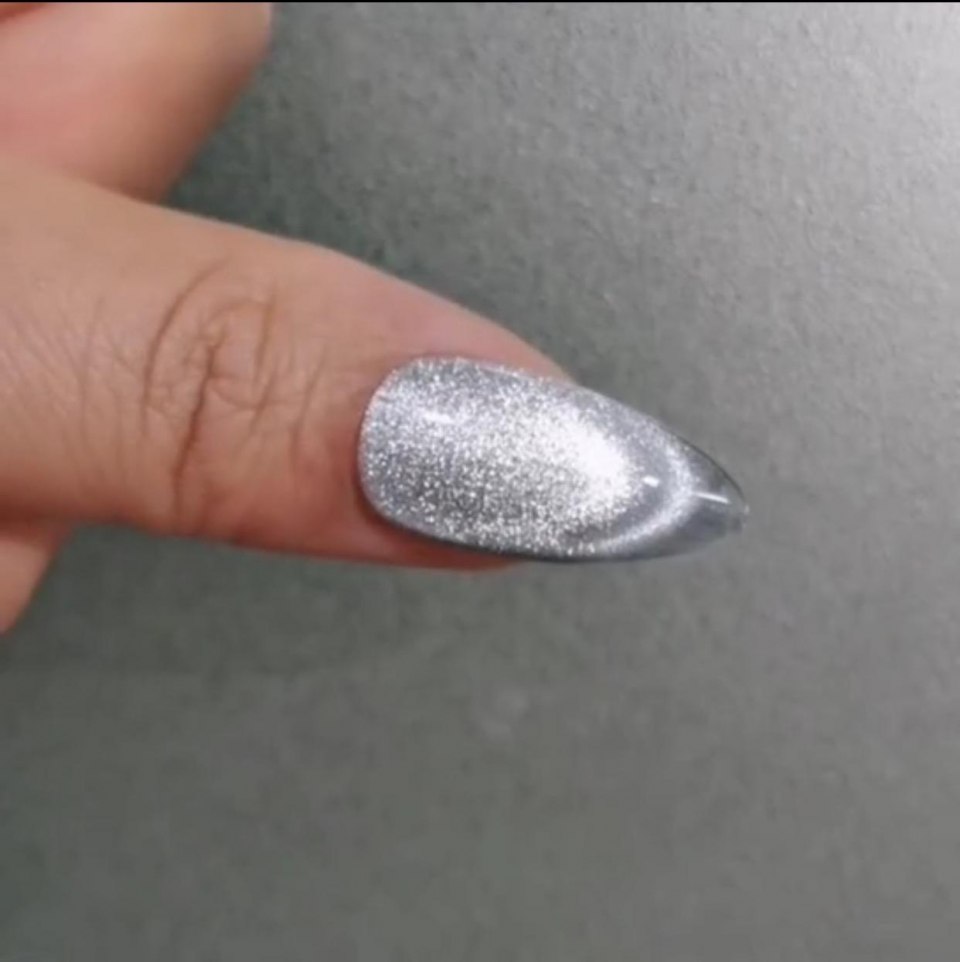 Кошачий глаз 9д серебро