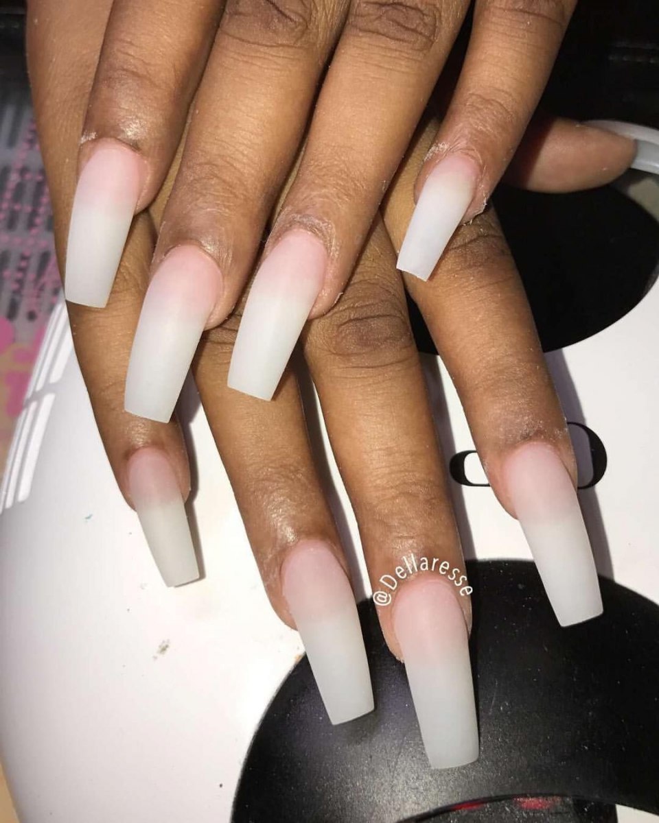 Подростковый маникюр на длинные